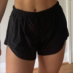 Black lululemon shorts